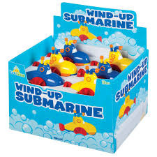 Wind-Up Swimming Submarine Bath Toy | 2033-1