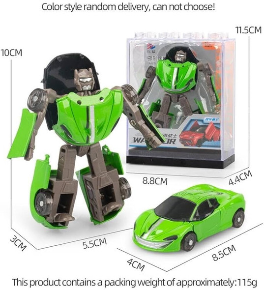 Transforming Die-Cast Robot Sports Car – Assorted | ALZ0114