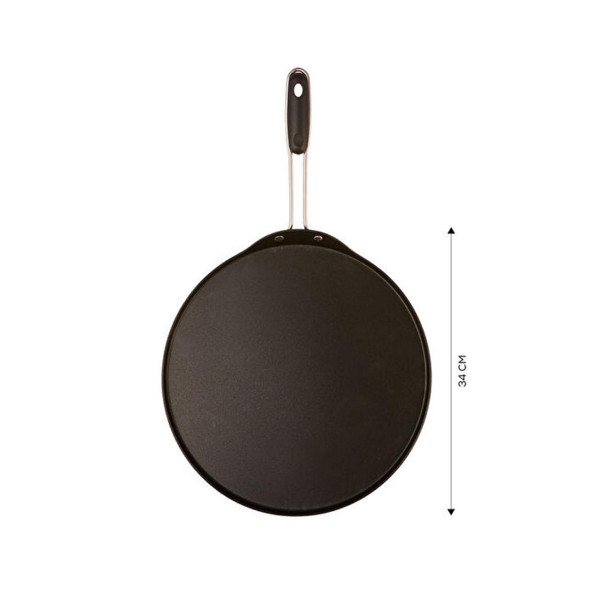 Karaca Biogranit Kitchenlover Black 34cm Pancake and Lavash Pan - 153.03.08.1870