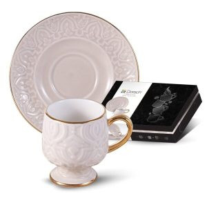 Dorsch Regency Beige 12-Piece Coffee Cup Set | DH-09333