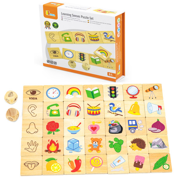 Viga Learning Senses Puzzle Set | 44507