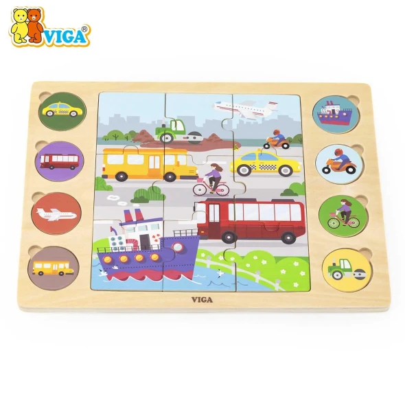 Viga Find & Match Vehicles Puzzle | 44742