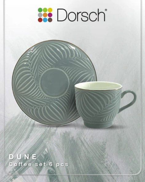 Dorsch Dune 12-Piece Coffee Cup Set | DH-09341