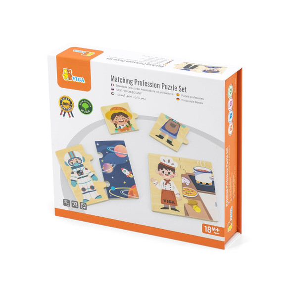 Viga Matching Profession Puzzle Set 24-Piece | 44650