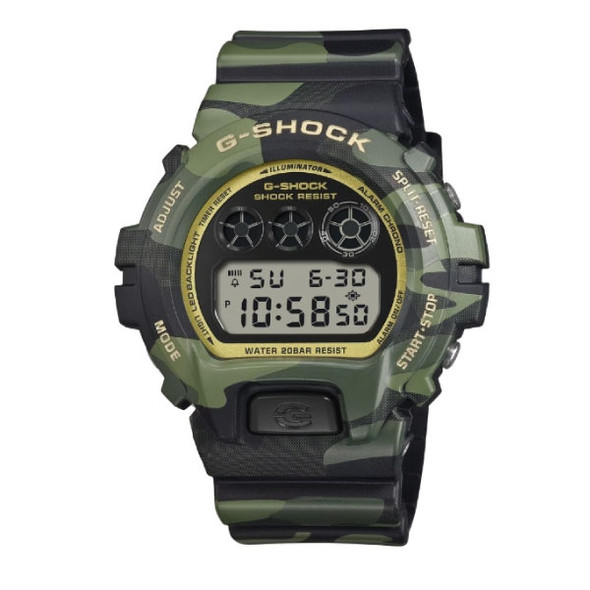 Casio G-SHOCK Casual Men Watch - Green Camouflage | DW-6900CMG-3DR