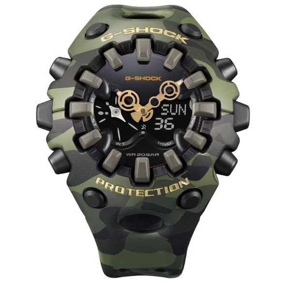 Casio G-SHOCK Casual Men Watch - Green Camouflage | GA-V01CMG-3ADR