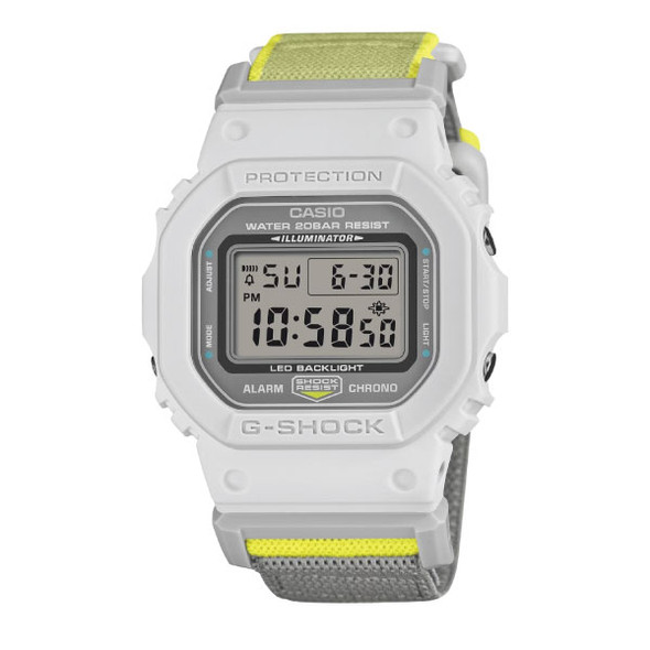 Casio G-SHOCK Digital Men Watch - Grey / White | DW-5600MNC-7A8DR