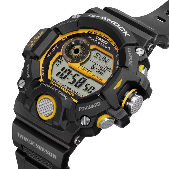 Casio G-SHOCK Rangeman MASTER OF G Men Watch - Black / Yellow | GW-9400Y-1DR