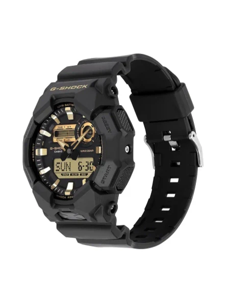 Casio G-SHOCK Men Watch - Black & Gold | GA-010GB-1A9DR