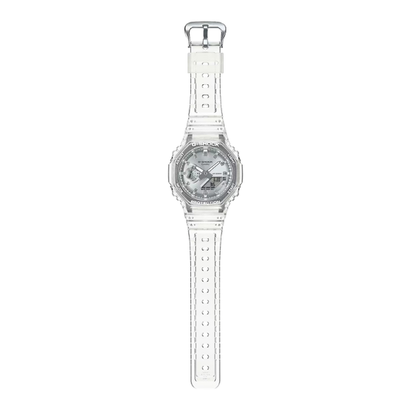 Casio G-SHOCK Analogue-Digital Men Watch - Transparent | GA-2100BM-7A8DR
