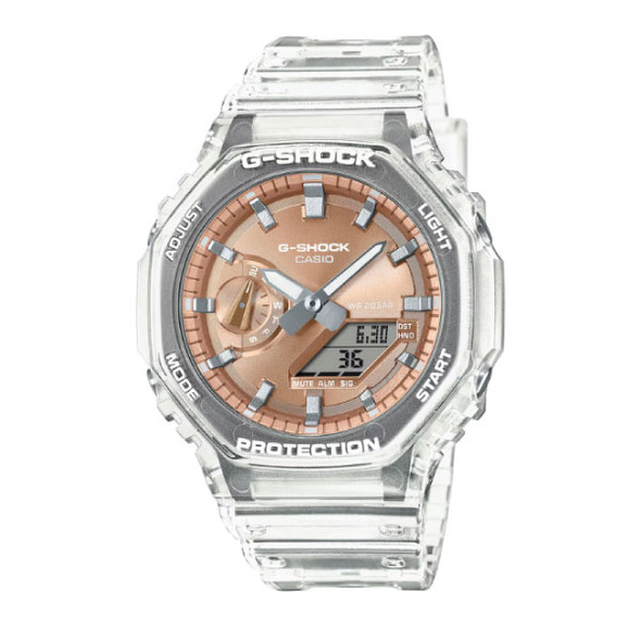 Casio G-SHOCK Analogue-Digital Men Watch - Transparent | GA-2100BM-7A5DR