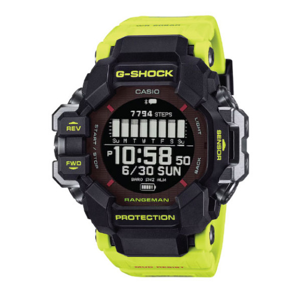 Casio G-SHOCK MASTER OF G RANGEMAN Men Watch - Black & Rescue Yellow | GPR-H1000RY-1A9DR