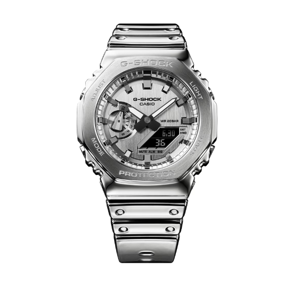 Casio G-SHOCK Fine Metallic Series Men Watch - Silver | GM-2100YM-8ADR