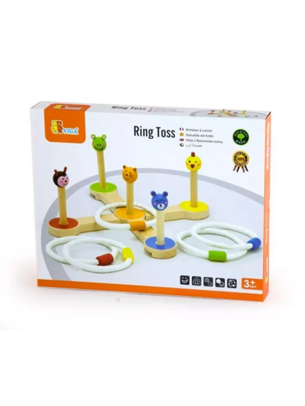 Viga Wooden Animal Ring Toss Game | 50174