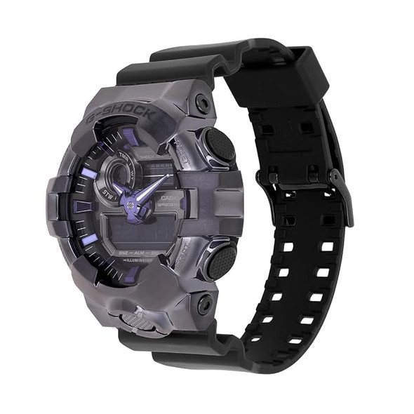 Casio G-SHOCK G-STEEL Casual Men Analog-Digital Watch - Black & Purple | GM-700P-6ADR