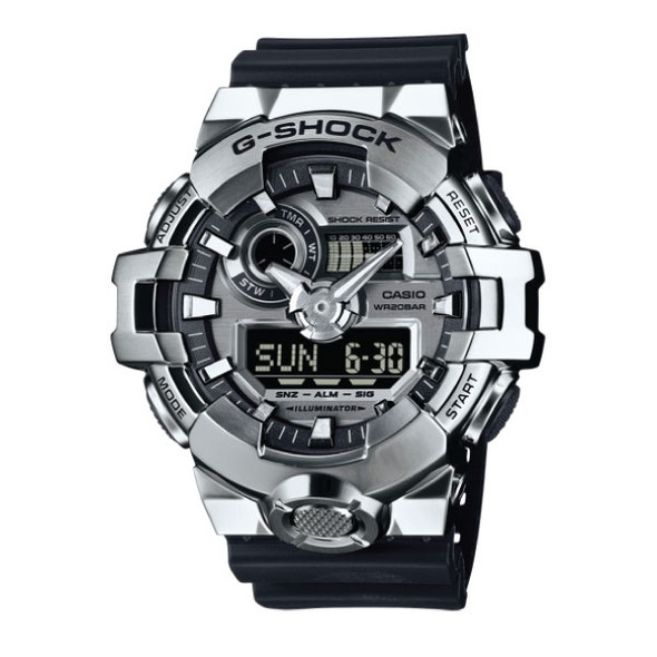 Casio G-SHOCK G-STEEL Casual Men Analog-Digital Watch - Black & Silver | GM-700-1ADR