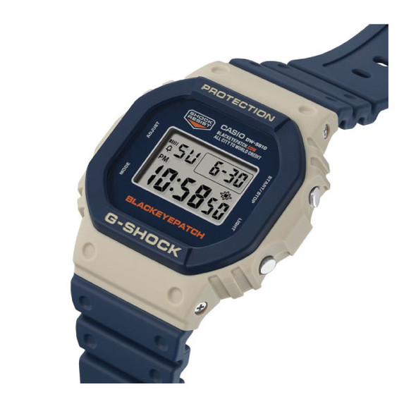 Casio G-SHOCK BlackEyePatch Collaboration Casual Watch - Beige & Blue | DW-5610BEP-2DR