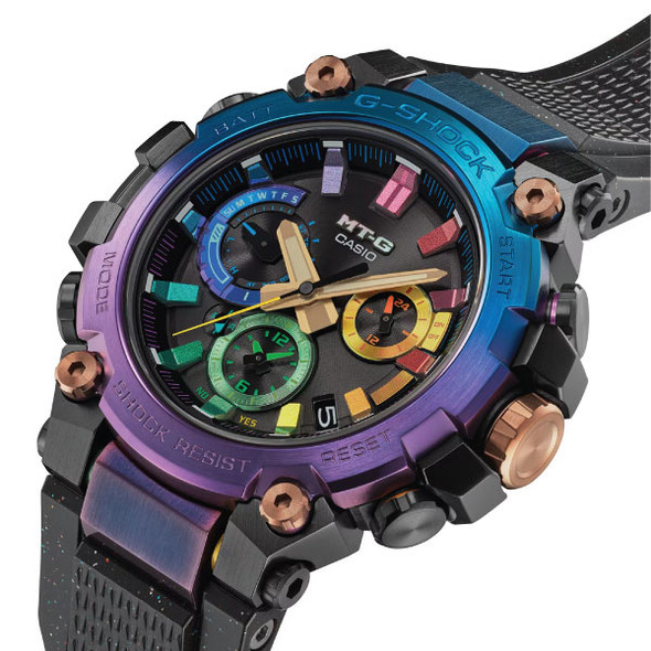 Casio G-SHOCK MT-G Men Watch - Black & Multicolor | MTG-B3000DN-1ADR