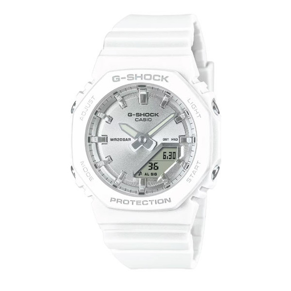 Casio G-SHOCK Casual Women Analog-Digital Watch - White & Silver | GMA-P2100VA-7ADR