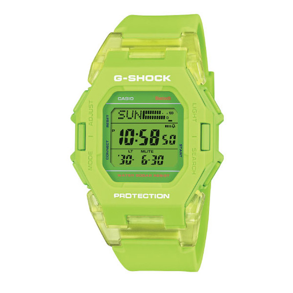 Casio G-SHOCK Bluetooth Casual Digital Men Watch - Fluorescent Green | GD-B500S-3DR