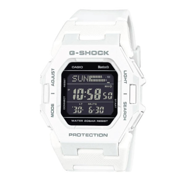 Casio G-SHOCK Bluetooth Casual Digital Men Watch - White | GD-B500-7DR