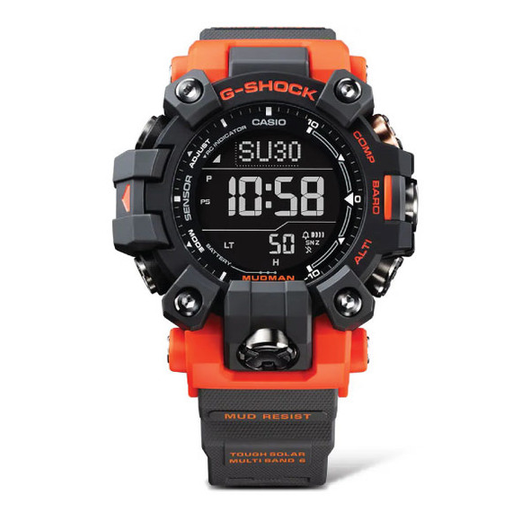Casio G-SHOCK MASTER OF G – LAND MUDMAN Solar Men Watch - Black & Red | GW-9500-1A4DR