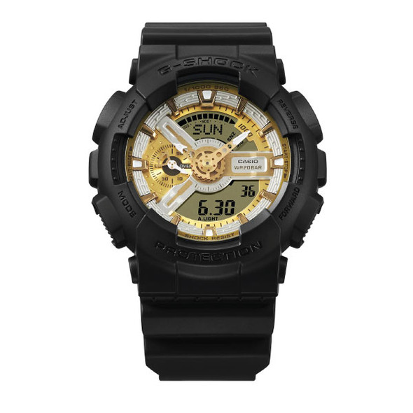 Casio G-SHOCK Casual Men Analog-Digital Watch - Black, Silver & Gold | GA-110CD-1A9DR