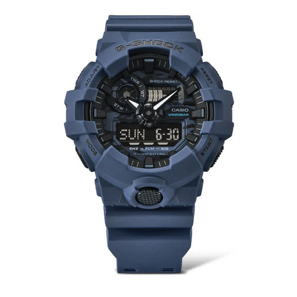 Casio G-SHOCK Camouflage Casual Men Analog-Digital Watch - Blue | GA-700CA-2ADR