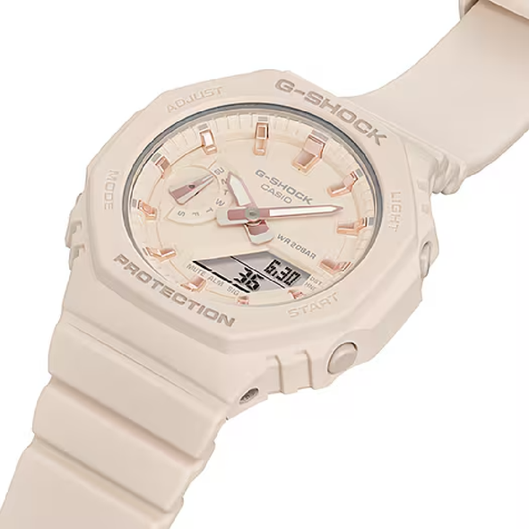 Casio G-SHOCK Casual Women Analog-Digital Watch - Beige | GMA-S2100-4ADR