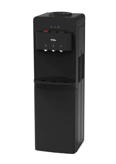 TCL Top Load Water Dispenser 3 Taps with Cabinet Black | TY-LWYR33W/S