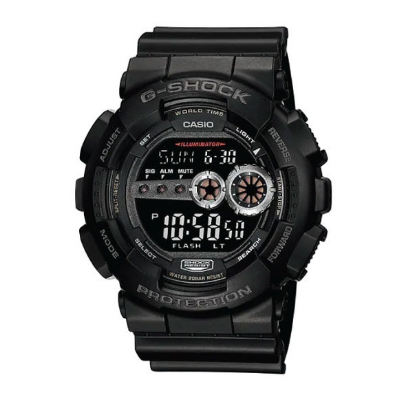 Casio G-SHOCK Casual Digital Men Watch - Black | GD-100-1BDR