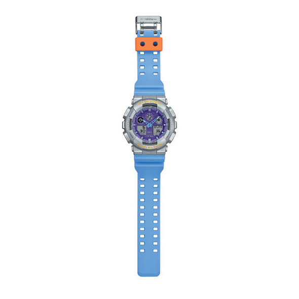 Casio G-SHOCK Euphoria Casual Men Analog-Digital Watch - Blue & Multicolor | GA-100EU-8A2DR