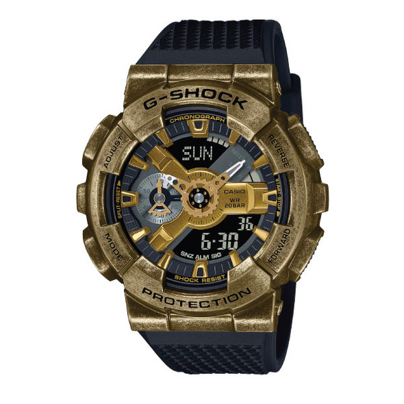 Casio G-SHOCK Metal Men Analog-Digital Watch - Black & Gold | GM-110VG-1A9DR
