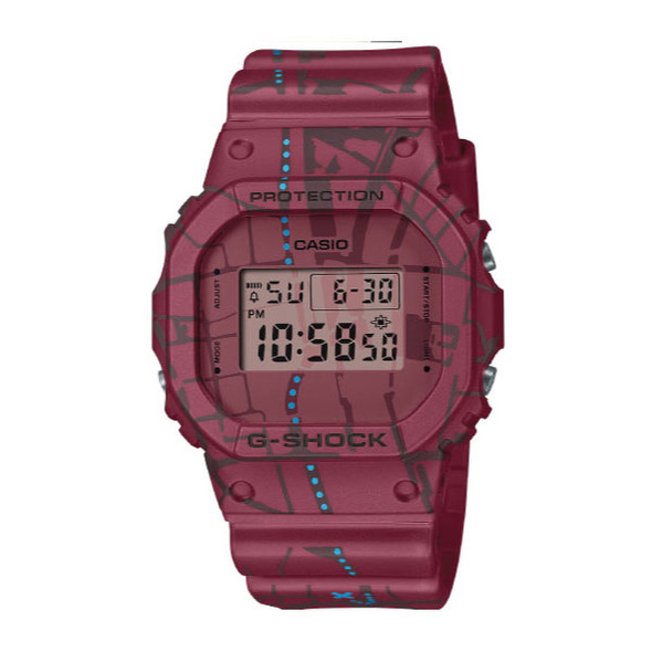 Casio G-SHOCK Treasure Hunt Shibuya Casual Digital Men Watch - Red | DW-5600SBY-4DR