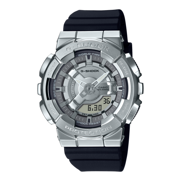 Casio G-SHOCK Metal Women Analog-Digital Watch - Black & Silver | GM-S110-1ADR