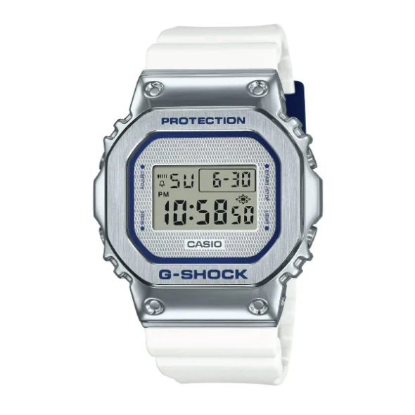 Casio G-SHOCK Metal Digital Men Watch - Silver&White | GM-5600LC-7DR