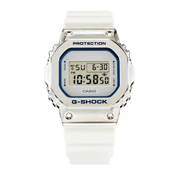 Casio G-SHOCK Metal Digital Men Watch - Silver&White | GM-5600LC-7DR