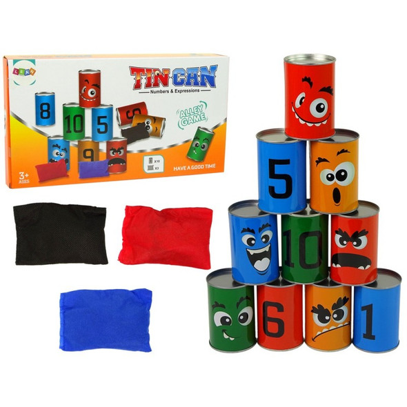 Tin Can Numbers & Expressions Alley Toss Game | WT6635