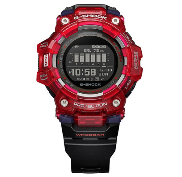 Casio G-SHOCK Bluetooth Digital Men Watch - Red / Black | GBD-100SM-4A1DR
