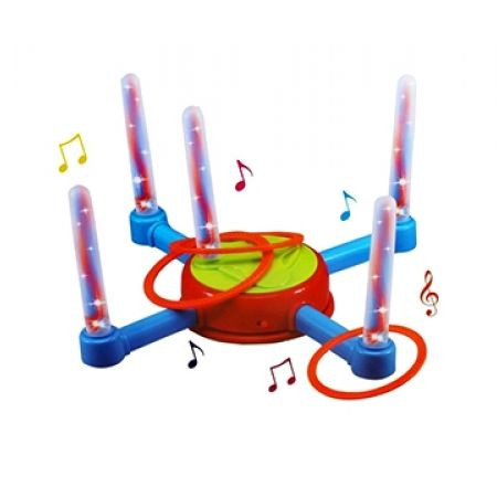 Musical Light-Up Rotating Ring Toss Game | 018-17