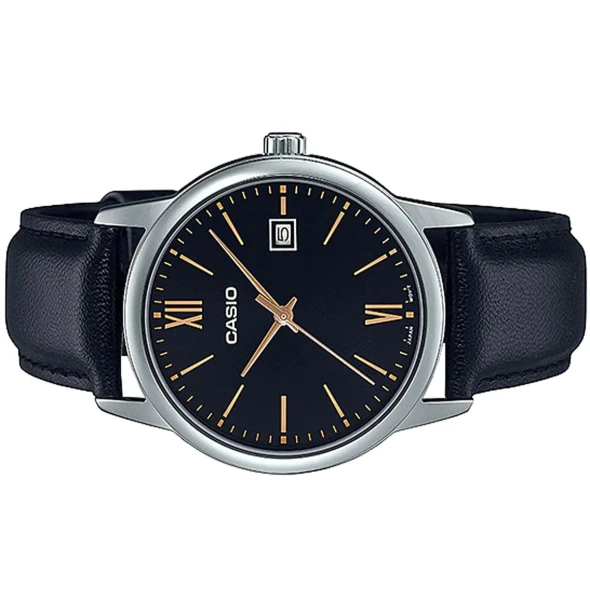 Casio Men 3-Hand Watch - Black / Silver | MTP-V002L-1B3UDF