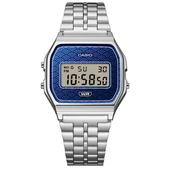 Casio Vintage Digital Unisex Metal Watch - Blue / Silver | A159WEVJ-2DR