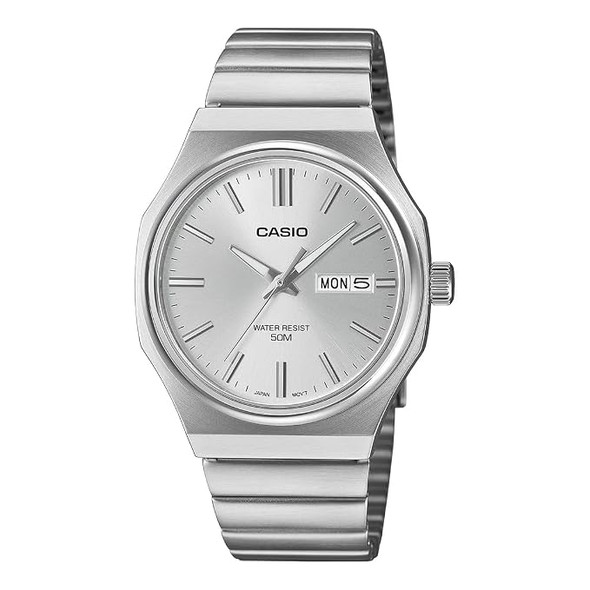 Casio Men 3-Hand Watch - Silver | MTP-E735D-7AVDF