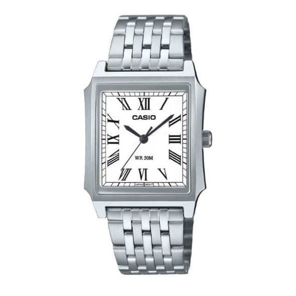 Casio Men 3-Hand Watch - Silver / White | MTP-B190D-7BVDF