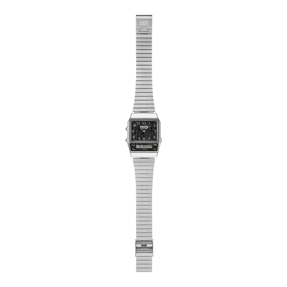 Casio Stranger Things Collaboration Vintage Unisex Watch - Black / Silver | AQ-800EST-1ADR
