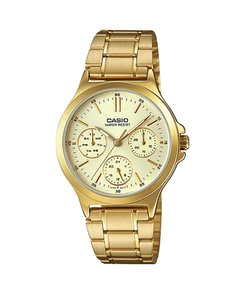 Casio Women 3-Hand Watch - Gold Plated | LTP-V300G-9AUDF