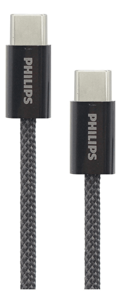Philips USB-C to USB-C Cable 60W 1m - Black | DLC5051CB/70