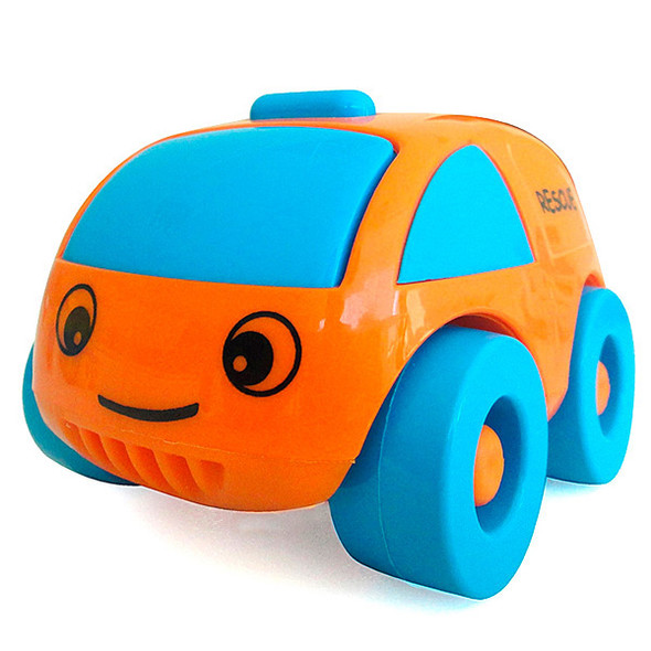 Mini Cartoon Toy Car Orange Blue | 5041