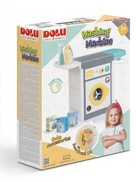 Dolu Washing Machine & Ironing Play Set | 2639