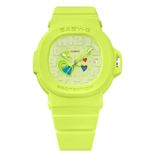 Casio Baby-G Women Playful Hearts Series Analog Watch - Green | BGA-10-3ADR